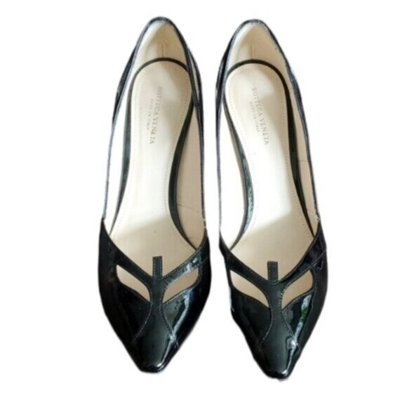 Bottega Veneta black patent leather pumps size 36 - Picture 2 of 7